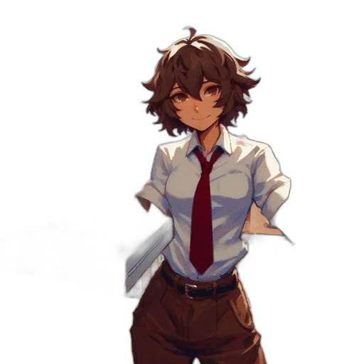 staff, jacket, dress, weapon transparent PNG cut-out