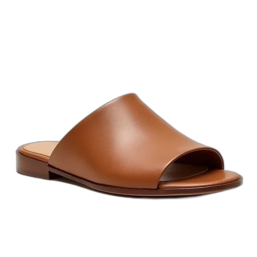 shoes, hat, earth tones, flat transparent PNG cut-out