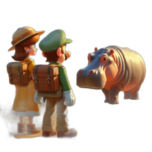 animal, hat, creature, weapon transparent PNG cut-out
