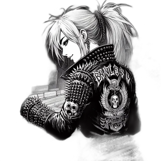 jacket, sword, weapon, dragon transparent PNG cut-out