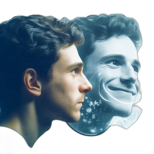 face, mask, photorealistic, concept art transparent PNG cut-out