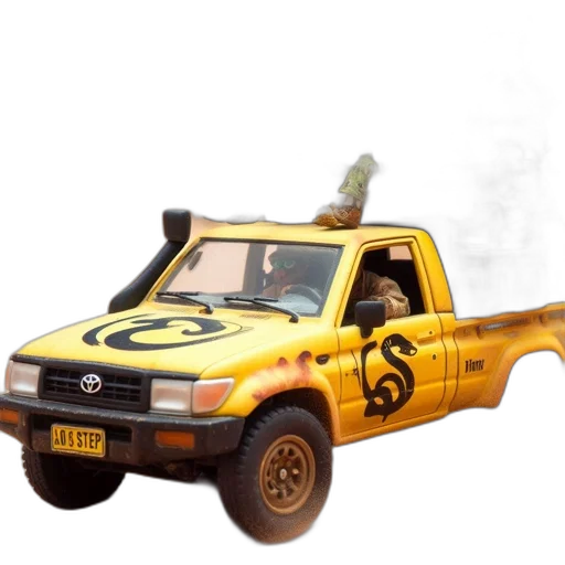 car, weapon, animal, staff transparent PNG cut-out