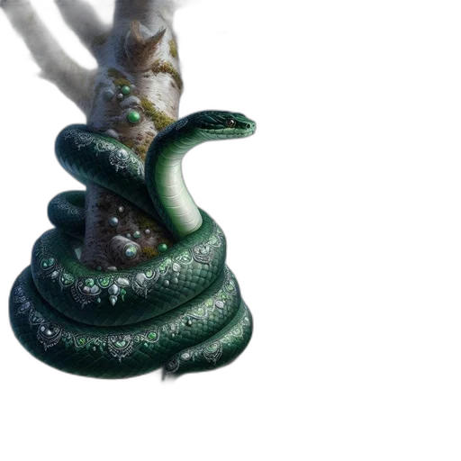 jewelry, dragon, staff, tree transparent PNG cut-out