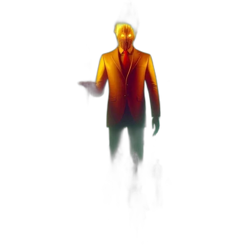 creature, robot, jacket, mask transparent PNG cut-out