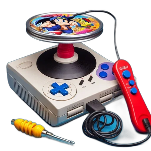 weapon, 3d render, vintage, nintendo transparent PNG cut-out
