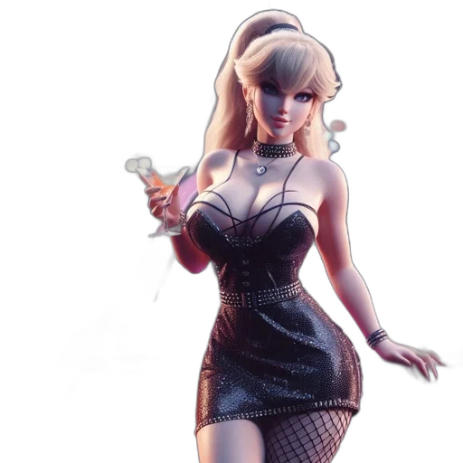 dress, 3d render, concept art, fantasy art transparent PNG cut-out