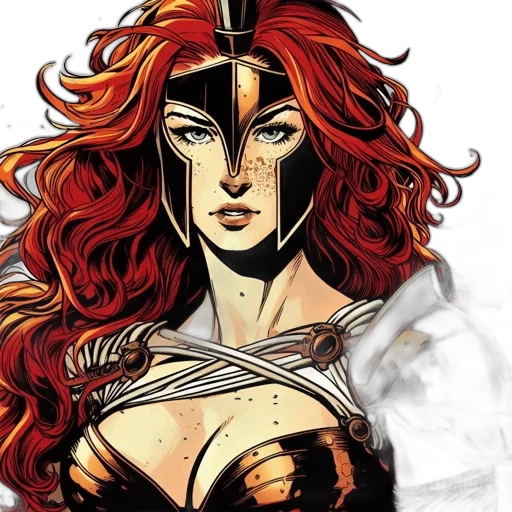 comic book art, fantasy art, concept art, cartoon transparent PNG cut-out
