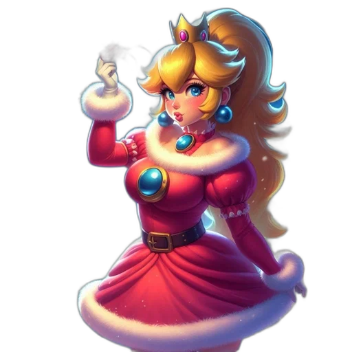 dress, staff, crown, jewelry transparent PNG cut-out