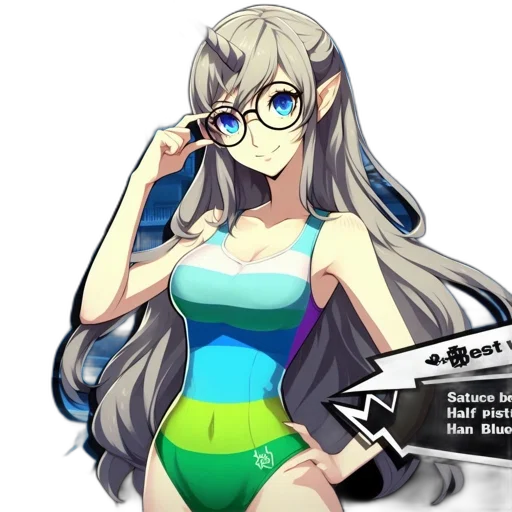 dress, staff, weapon, anime transparent PNG cut-out
