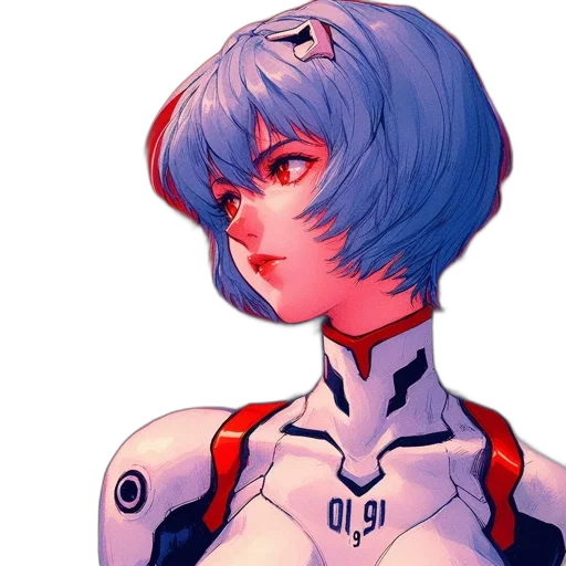 robot, face, jacket, weapon transparent PNG cut-out