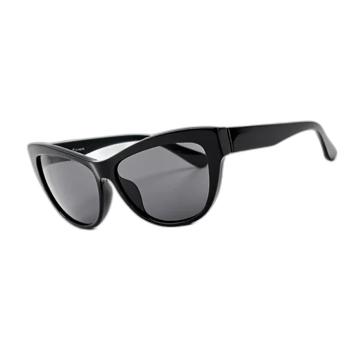 3d render, pair, black, sunglasses transparent PNG cut-out