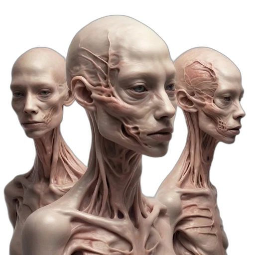face, mask, creature, robot transparent PNG cut-out