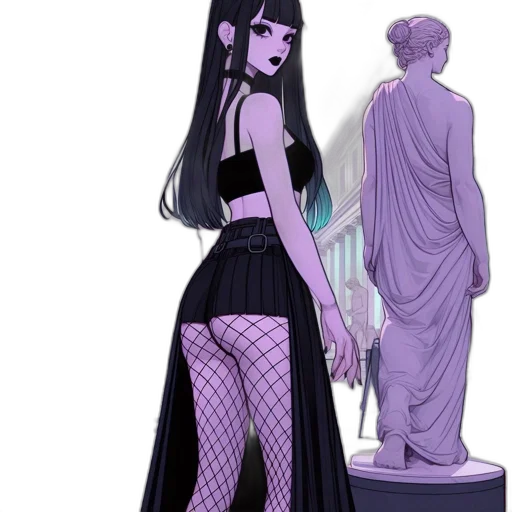 dress, concept art, fantasy art, cartoon transparent PNG cut-out
