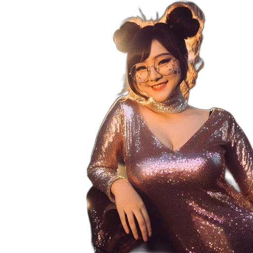 dress, mask, 3d render, photorealistic transparent PNG cut-out