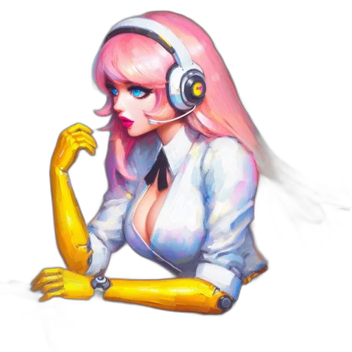 robot, staff, weapon, concept art transparent PNG cut-out
