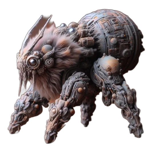 creature, dragon, animal, robot transparent PNG cut-out