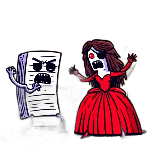 dress, robot, concept art, cartoon transparent PNG cut-out