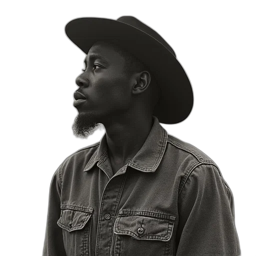hat, face, jacket, stuck transparent PNG cut-out