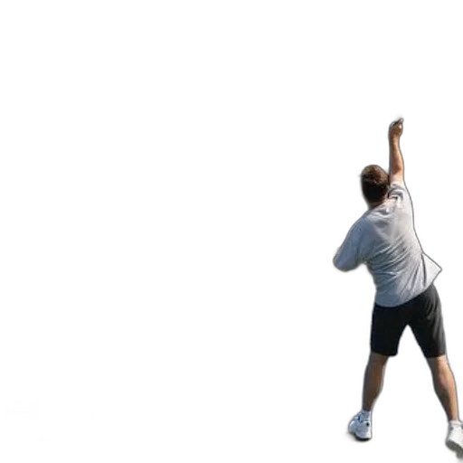 staff, 3d render, tennis, player transparent PNG cut-out
