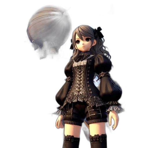 staff, hair, weapon, mask transparent PNG cut-out