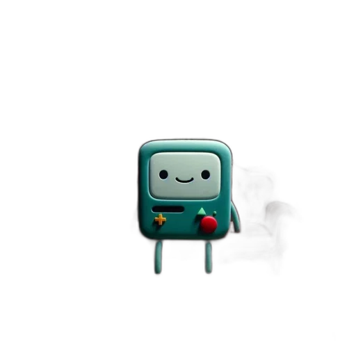 robot, staff, pixel art, concept art transparent PNG cut-out
