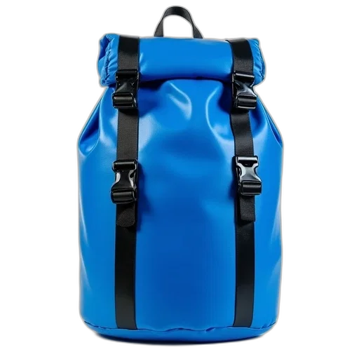 blue, black, water, backpack transparent PNG cut-out