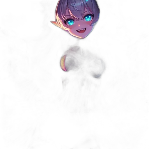 face, creature, mask, staff transparent PNG cut-out