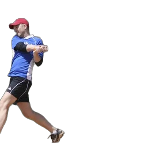3d render, baseball, player, blue transparent PNG cut-out