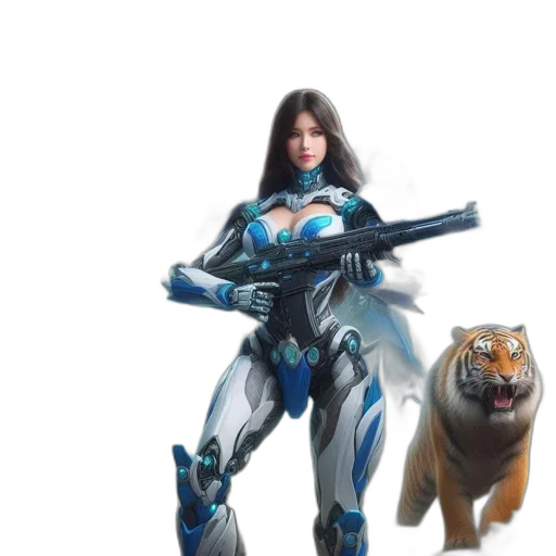weapon, animal, robot, creature transparent PNG cut-out