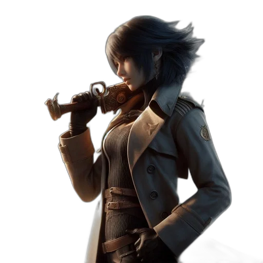 staff, weapon, sword, jacket transparent PNG cut-out