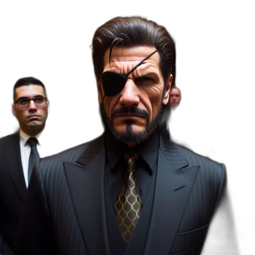 face, concept art, comic book art, 3d render transparent PNG cut-out
