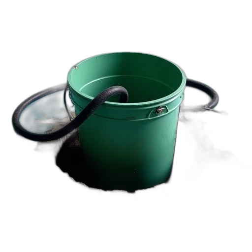 hat, 3d render, green, damaged transparent PNG cut-out