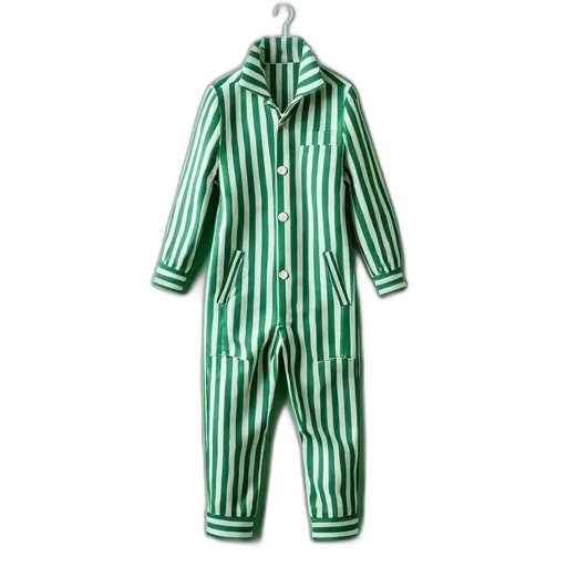jacket, green, striped, union transparent PNG cut-out