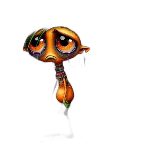 staff, mask, umbrella, creature transparent PNG cut-out