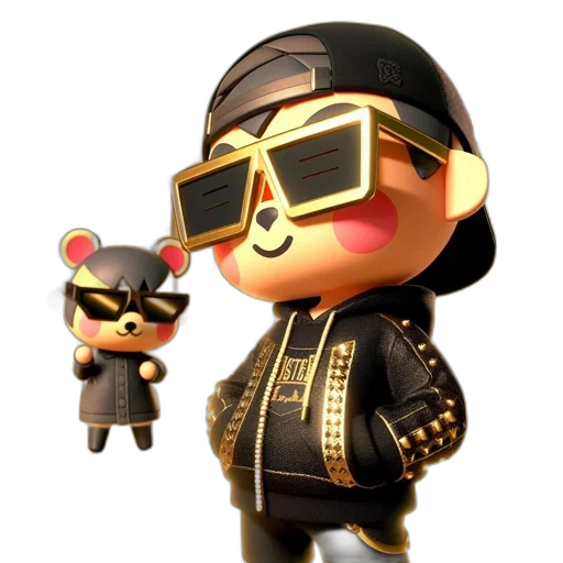 staff, concept art, 3d render, golden transparent PNG cut-out