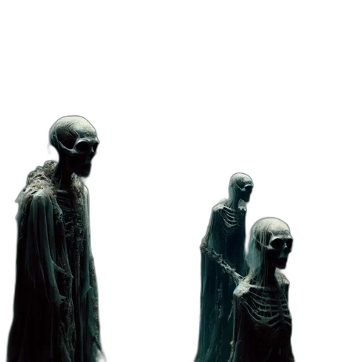 staff, mask, dress, creature transparent PNG cut-out
