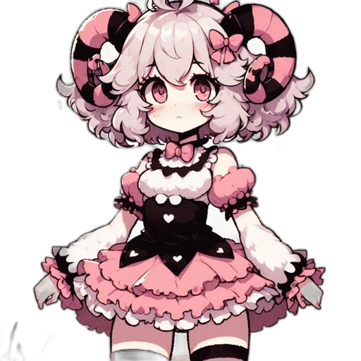 dress, staff, creature, robot transparent PNG cut-out