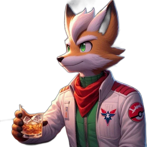 jacket, staff, animal, face transparent PNG cut-out