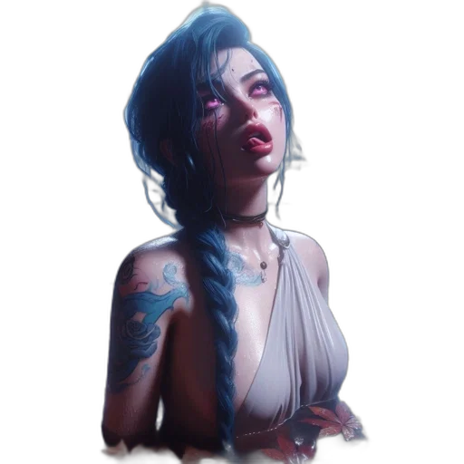 dress, face, fantasy art, concept art transparent PNG cut-out