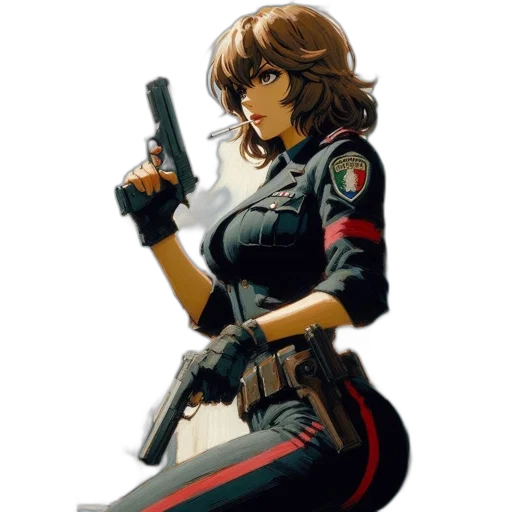 weapon, jacket, concept art, pixel art transparent PNG cut-out