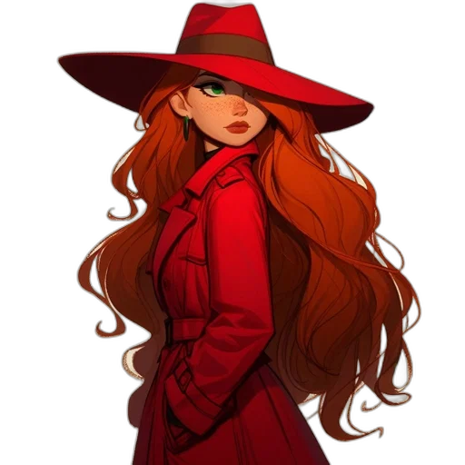 hat, jacket, staff, dress transparent PNG cut-out