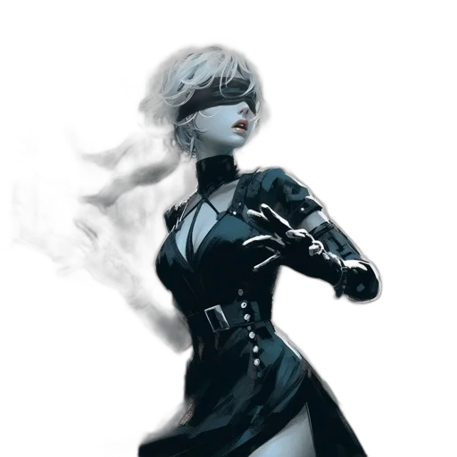 mask, robot, dress, face transparent PNG cut-out