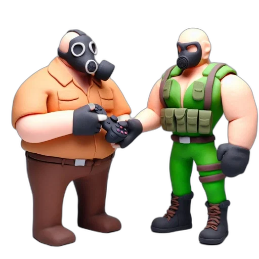 mask, weapon, concept art, 3d render transparent PNG cut-out