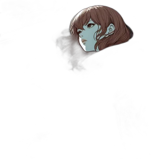 face, mask, creature, hair transparent PNG cut-out