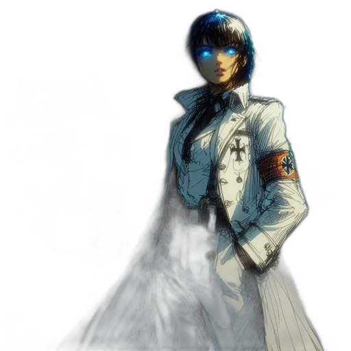 jacket, robot, staff, dress transparent PNG cut-out