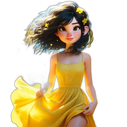 dress, flower, jewelry, crown transparent PNG cut-out