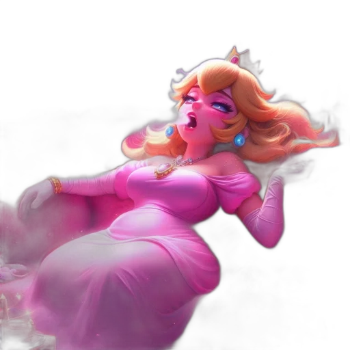 dress, creature, concept art, 3d render transparent PNG cut-out