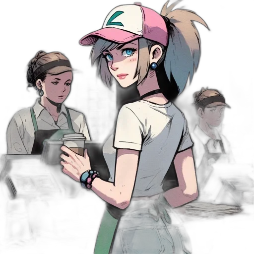 staff, hat, weapon, creature transparent PNG cut-out