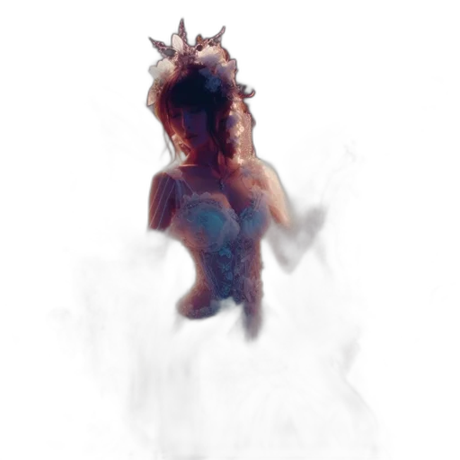 crown, dress, dragon, mask transparent PNG cut-out