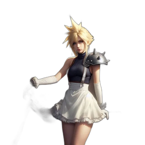 dress, staff, weapon, concept art transparent PNG cut-out